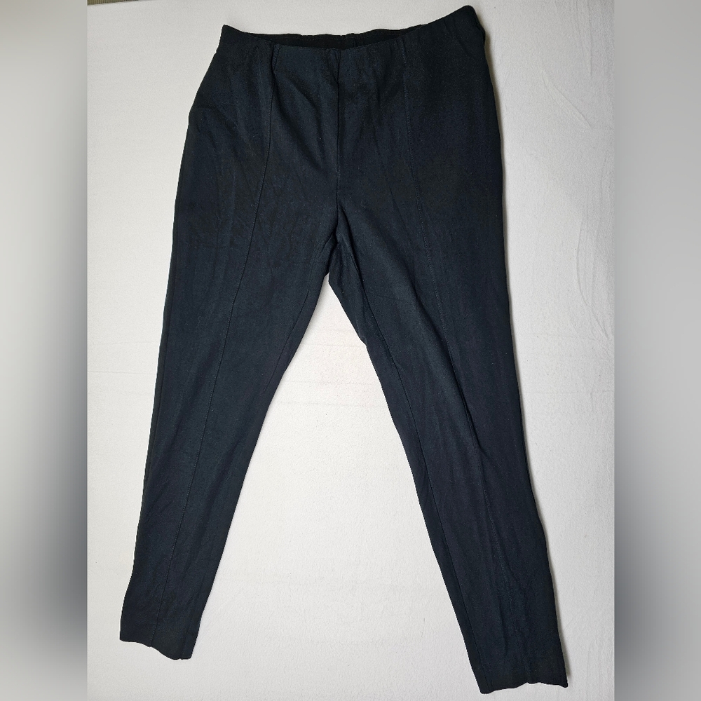 J.Jill Ponte Leggings Women's Medium Black Pull On Stretch Career Casual